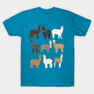 Llamas in glasses T-Shirt